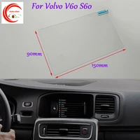 7 inch car gps navigation screen hd glass protective film for volvo s60 v60 interior sticker accessories