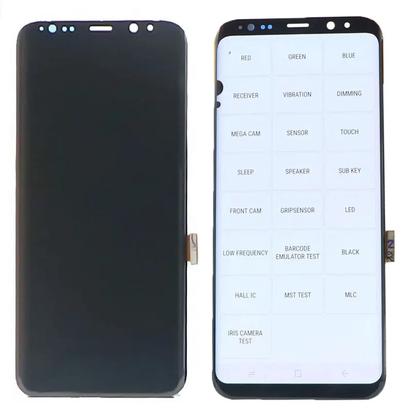 Дисплей для Samsung Galaxy S8 Plus G955 G955F оригинальный ЖК-дисплей с сенсорным экраном и