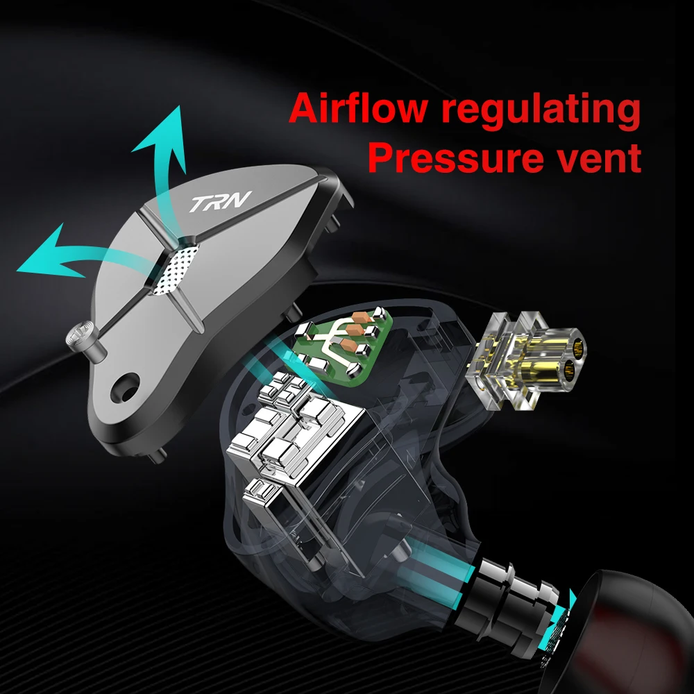 Newest TRN BA5 10BA Earphone 5 Balanced Armature HIFI Monitor Sport Metal Headset Detachable Cable TRN V90 V80 ZSX C12 AS10 ZS10