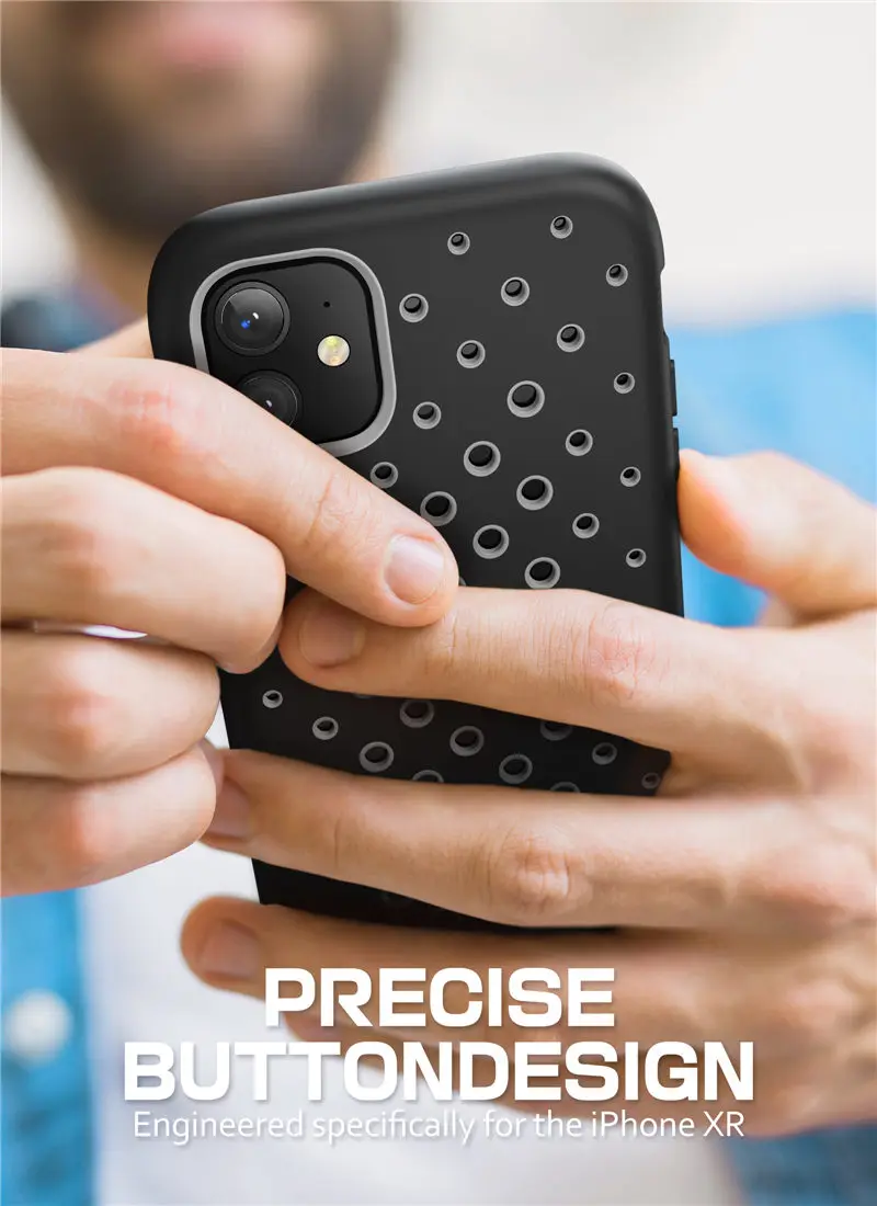 Чехол для iPhone 11 6,"() SUP чехол UB Sport Premium Hybrid Liquid Silicone Rubber+ чехол из поликарбоната со встроенной защитной пленкой