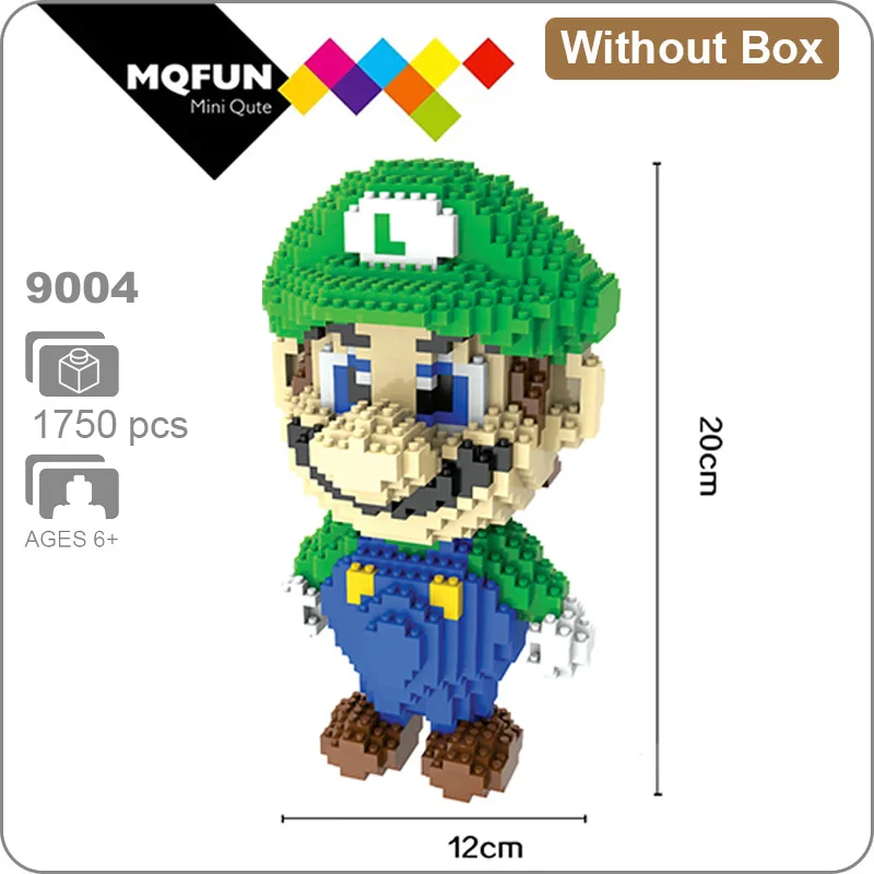 HC 9004 Without Box HC большой мультфильм Аниме Супер Герой Марио Тоторо Snorlax пластиковый строительный блок кирпичи игра DIY 3D Сборная модель обучающая игрушка - Цвет: HC 9004 Without Box