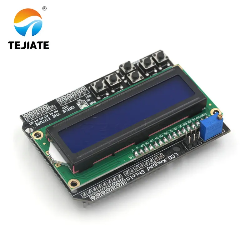 ЖК клавиатура Щит LCD1602 LCD 1602 Модуль дисплей ATMEGA328 ATMEGA2560 raspberry pi UNO синий