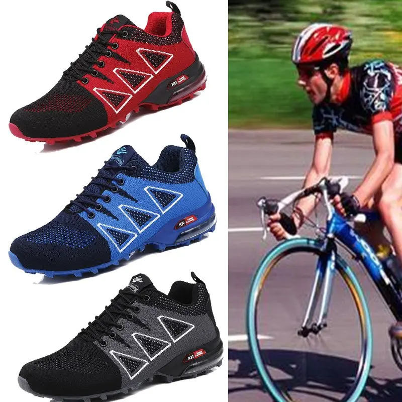 2020 Новинка! Кроссовки велосипедные без блокировки дышащие резиновая подошва для