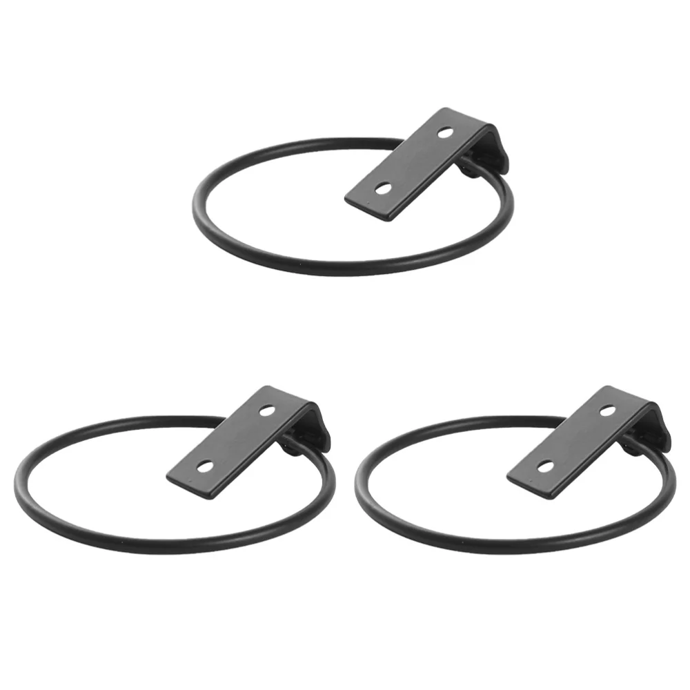 3 шт. железное кольцо настенный цветочный горшок полка держатель для кашпо