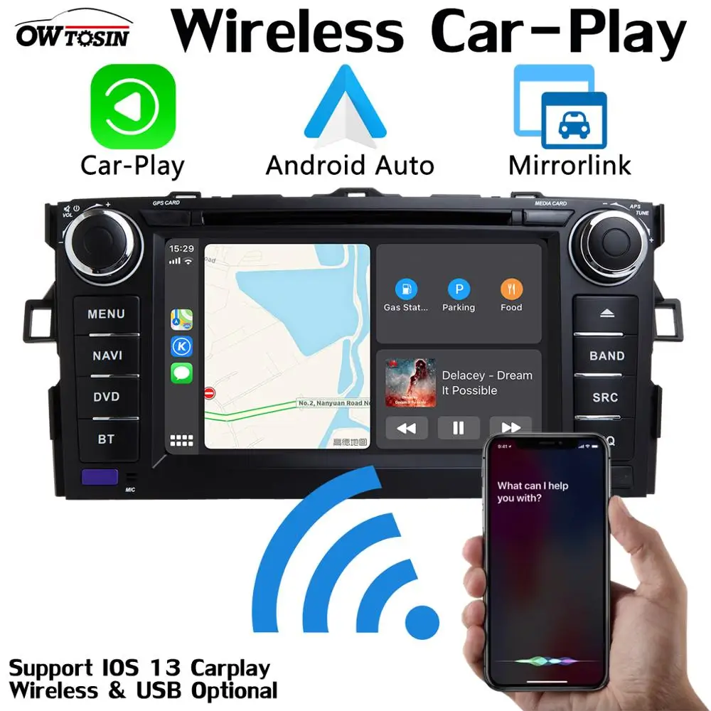 " PX6 4G+ 64G Android 9,0 для Toyota Auris 2006 2007 2008 2009 2010 2011 Автомобильный DVD Радио gps навигации DSP CarPlay