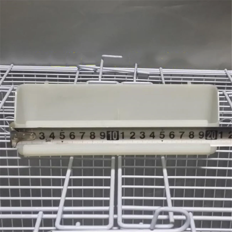 2 в 1 пищевая чаша для воды двойная чашка кормления пластиковая клетка птиц