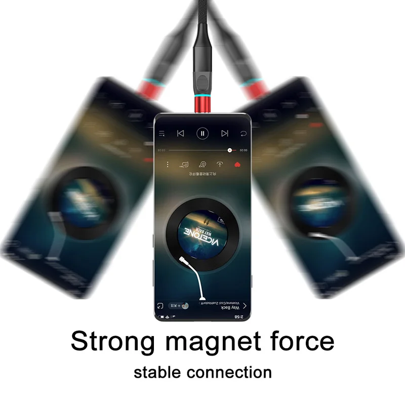 Магнитный адаптер CANDYEIC USB Type C для Samsung S10 S9 plus Note10 9 C9pro A50 A40 A30 LG G8 G7 V30 Nexus 5X магнитное
