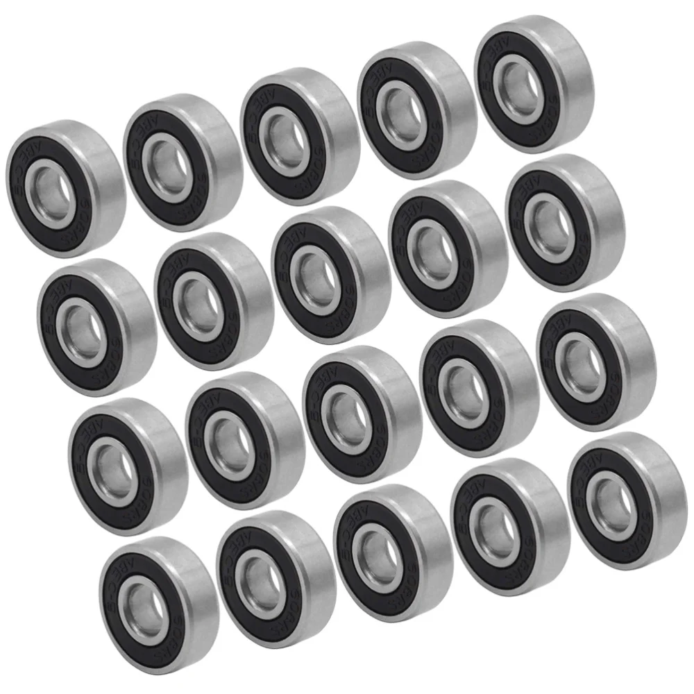 20 шт. 608 2RS встроенный роликовый подшипник антикоррозийный колеса для скейтборда