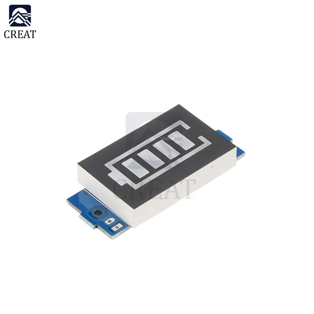 Фонарь с индикатором емкости литиевых аккумуляторов серии 4 16 8 в синий дисплей