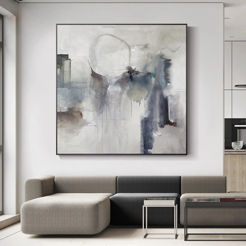 

Abstract Watercolor Ink Painting Modern Art Print Canvas Poster Wall Decor Vintage Picture Home Decoration For Living Room Porch