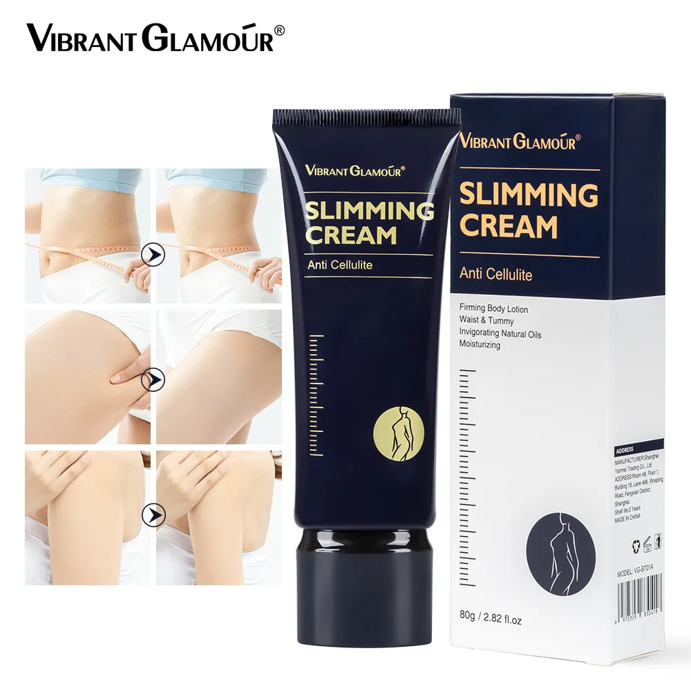 

VIBRANT GLAMOUR Slimming Cream Promote Fat Burn Massage Body Natural Thin Waist Lose Weight Healthy Shaping Firming Body 80g