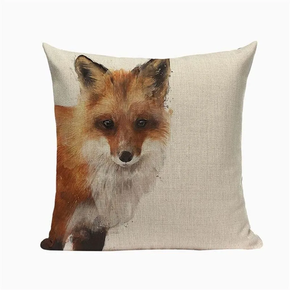 Высококачественные наволочки в виде медведя Льва животных чехол форме сердца