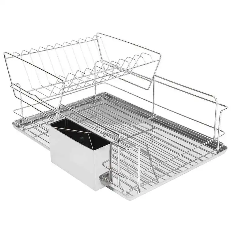 

container plastic containers for food storage Stainless Steel Bowl Dish Rack Draining Rack Storage Organizer Kitchen