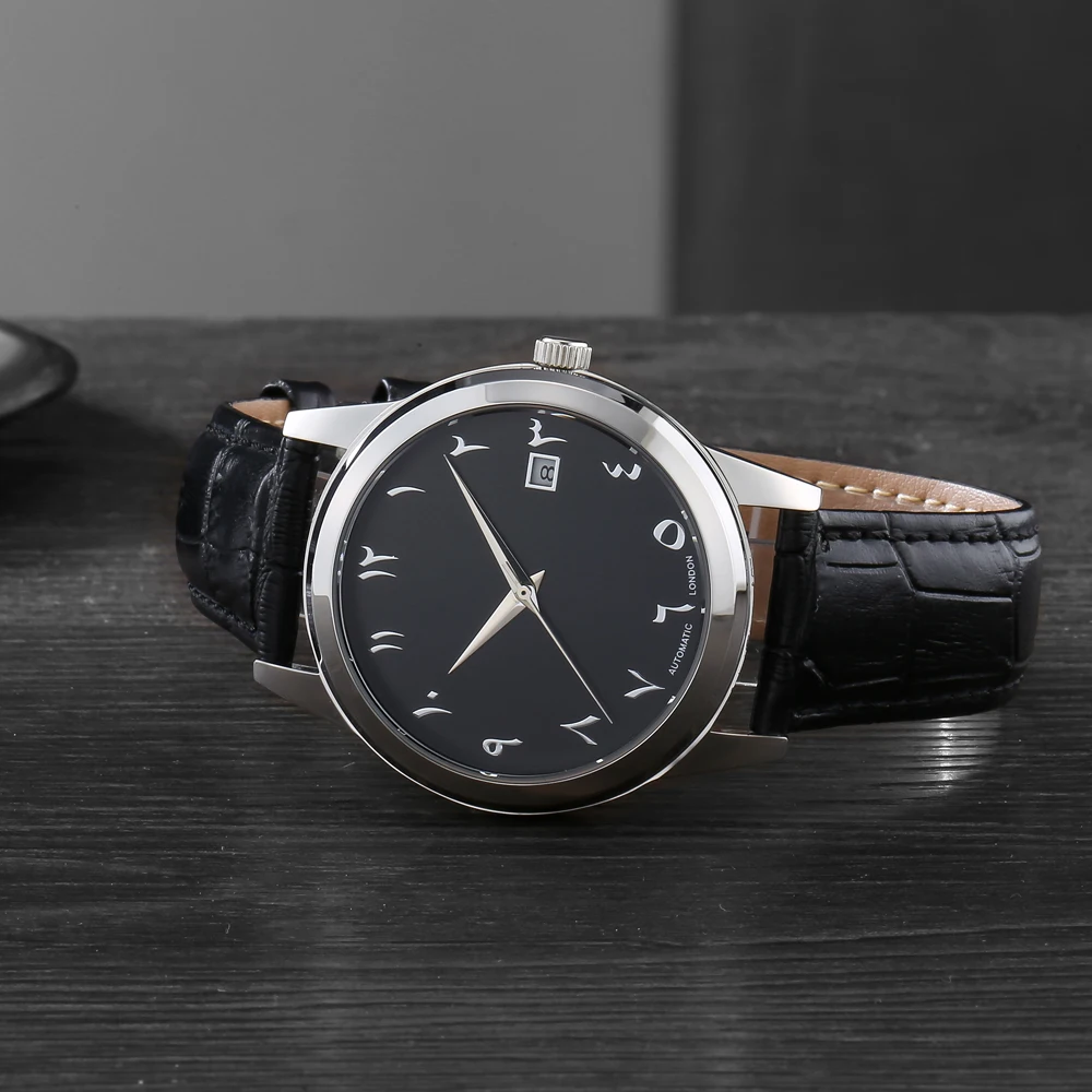 Роскошные арабские часы с автоподзаводом механические цифрами