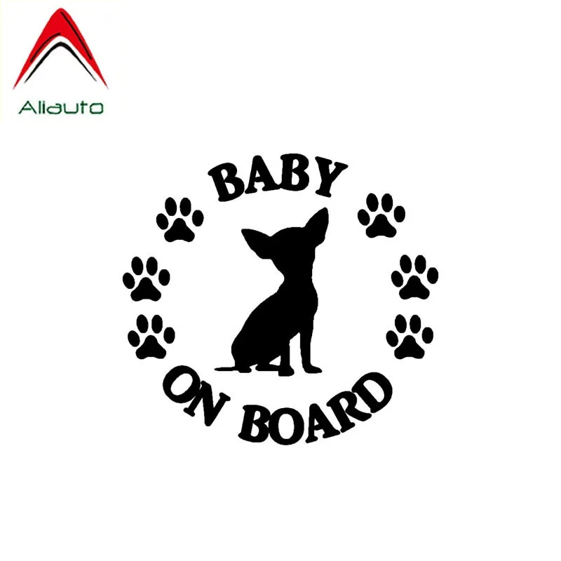 Виниловая наклейка на автомобиль для чихуахуа 14 х12 см|Наклейки автомобиль| |