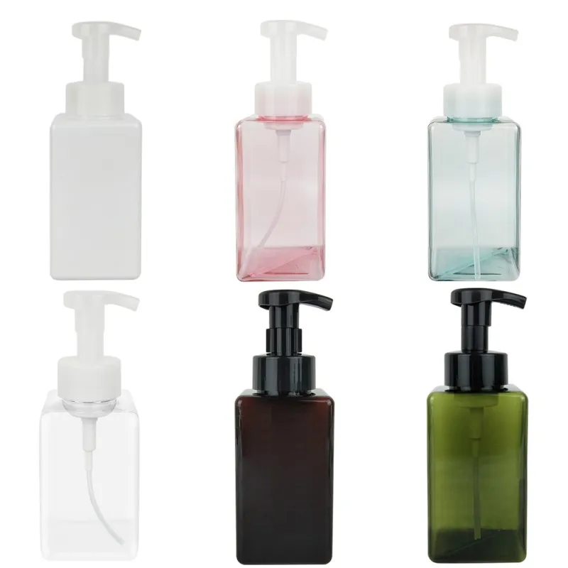 Бутылочки с насосом для вспенивания 250/450 мл пульверизатором шампуня лосьона