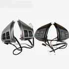 Кнопки управления для рулевого колеса Mitsubishi ASX 2007-2012 Outlander с кабелями, Серебряные Кнопки