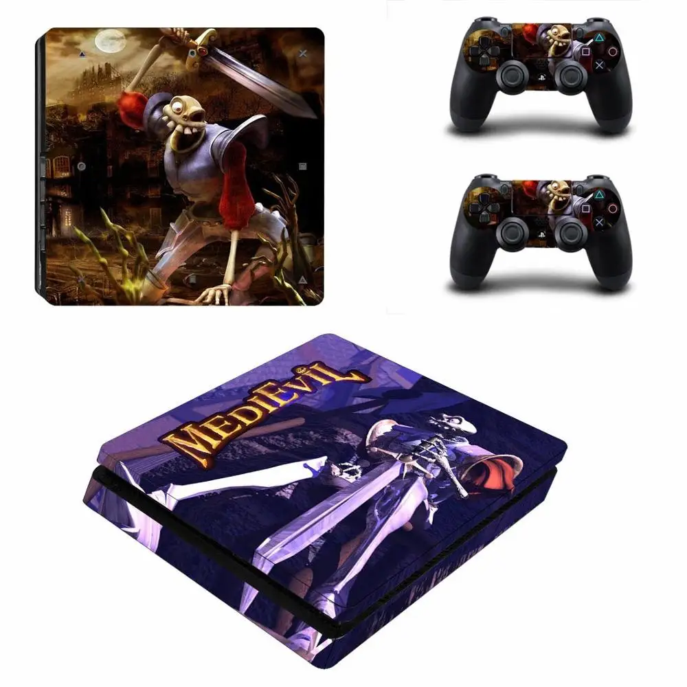 PS4 тонкие наклейки MediEvil Play станция 4 тонкий кожи наклейка Стикеры для playstation