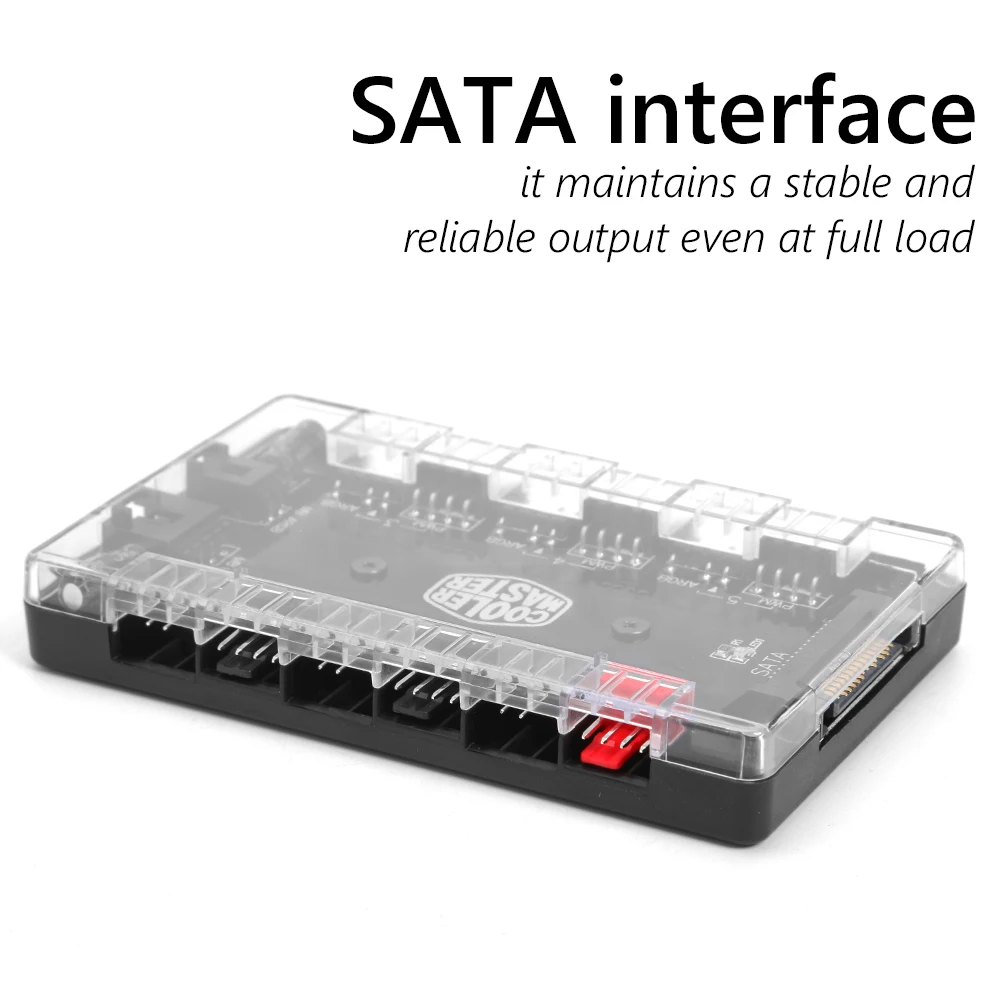 4-контактный PWM 3-контактный адресуемый RGB-адаптер 1-6 ARGB вентилятор-концентратор