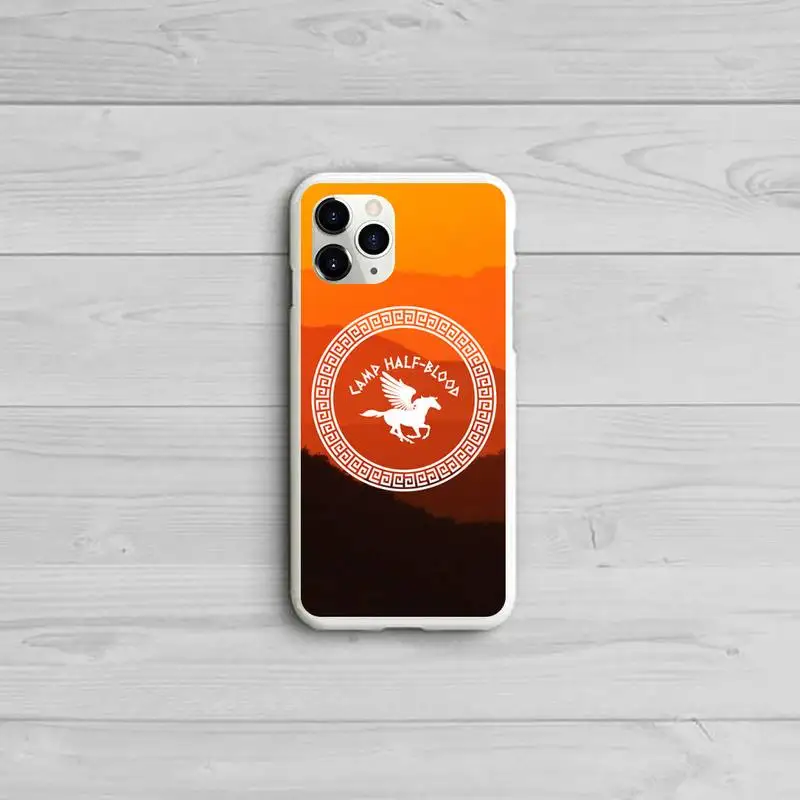 

cartoon Movie percy jackson Phone Case Candy Color White for iPhone 11 pro XS MAX 8 7 6 6S Plus X 5S SE 2020 XR