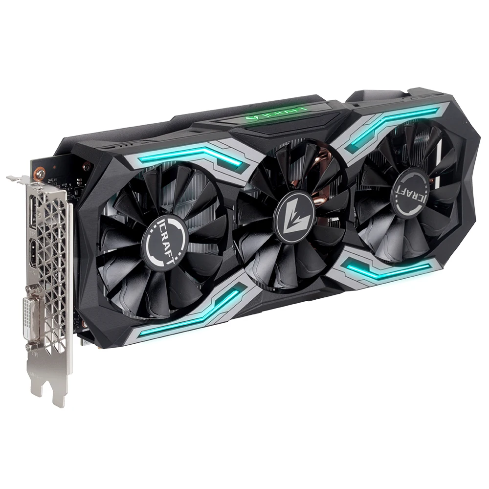 Видеокарта MAXSUN GTX 1660 Super iCraft 6 ГБ GDDR6 GPU игровая 12 нм RGB подсветка 192 бит видеокарта