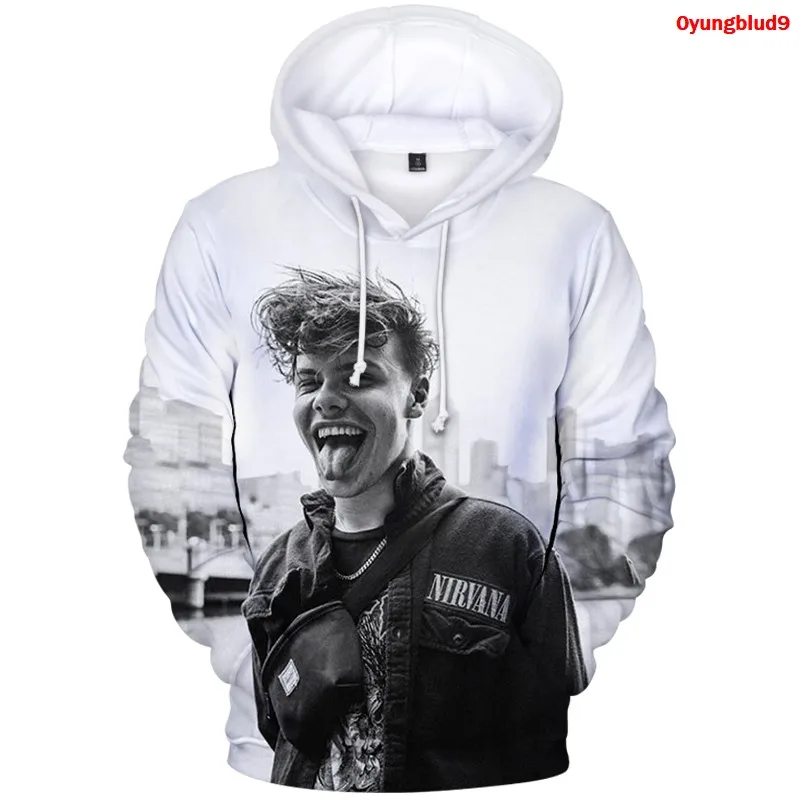 

Yungblud 3D Hoodie Mens Hoodies Fashion Sweatshirts Pullover Hooded Women's Clothes Autumn Casual Streetwear Yungblud Unisex