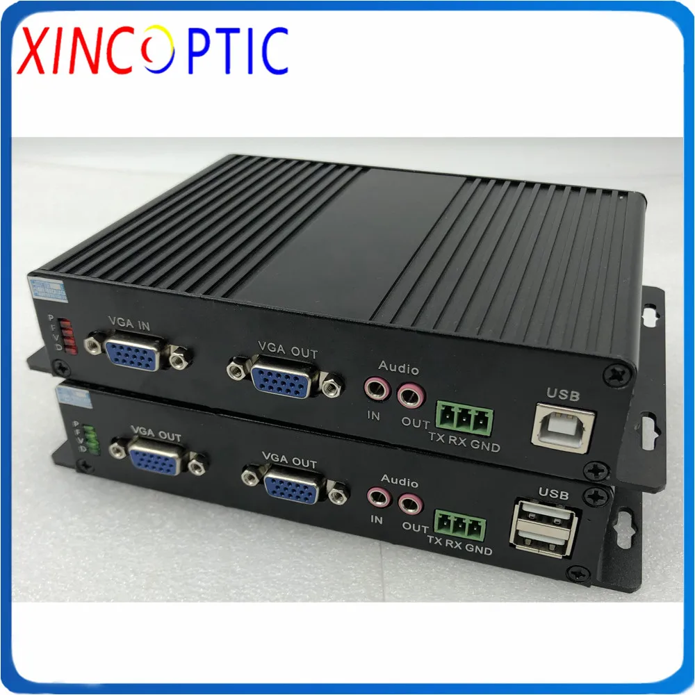 1Ch VGA с обратной связью + RS232 стерео аудио SM SX 3G 20км LC SFP 1920x1080P вещательная система