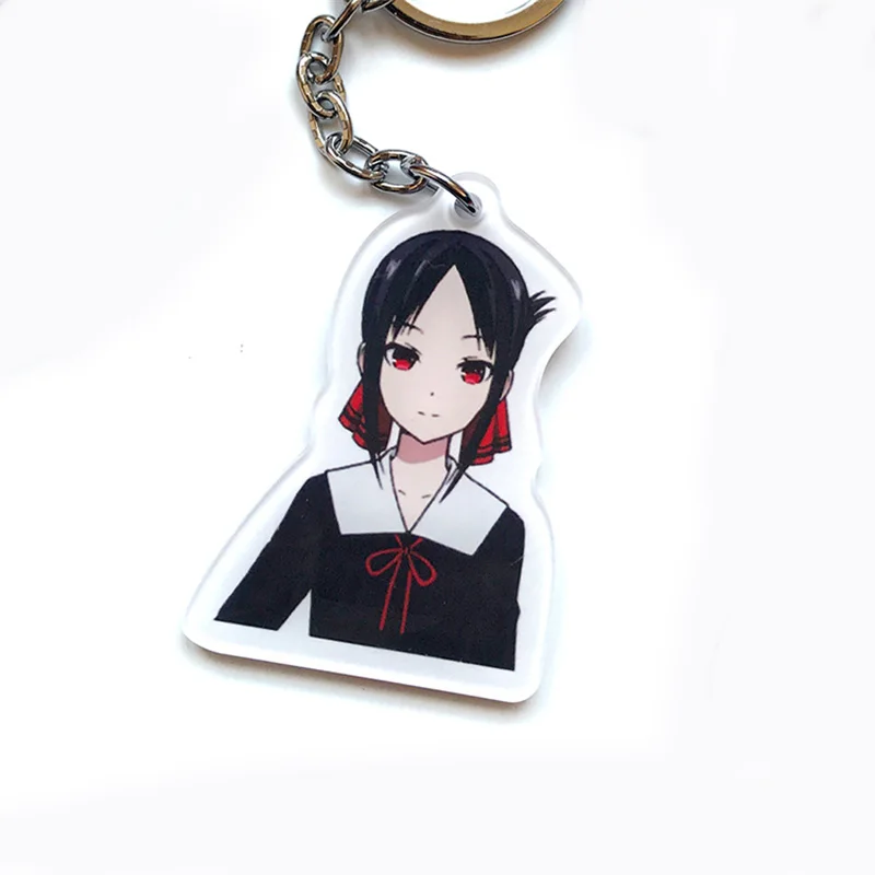 1 шт. Kaguya sama: Love Is War аниме мультфильм акриловый брелок для ключей с принтом