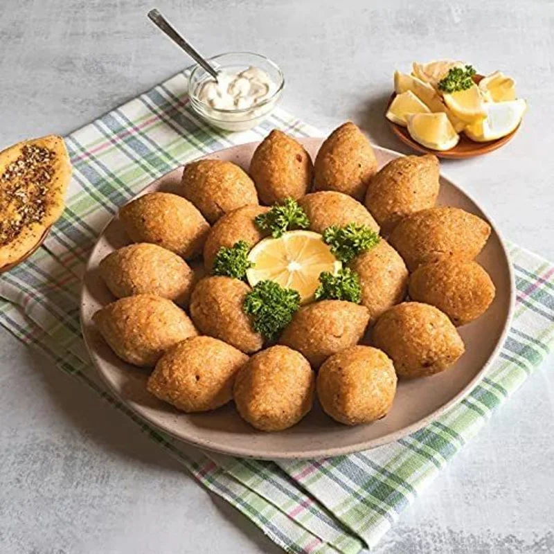 

Kibbah Mold Meatball Maker Manual Meatloaf Mould Press Minced Meat Processor Kubba Kufta Rolls Meat Pie Dessert Kitchen Tool