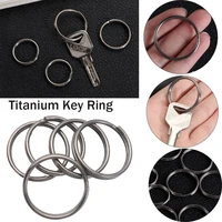 tool outdoor titanium alloy super lightweight key rings male creativity gift keychains buckle pendant man car keychain