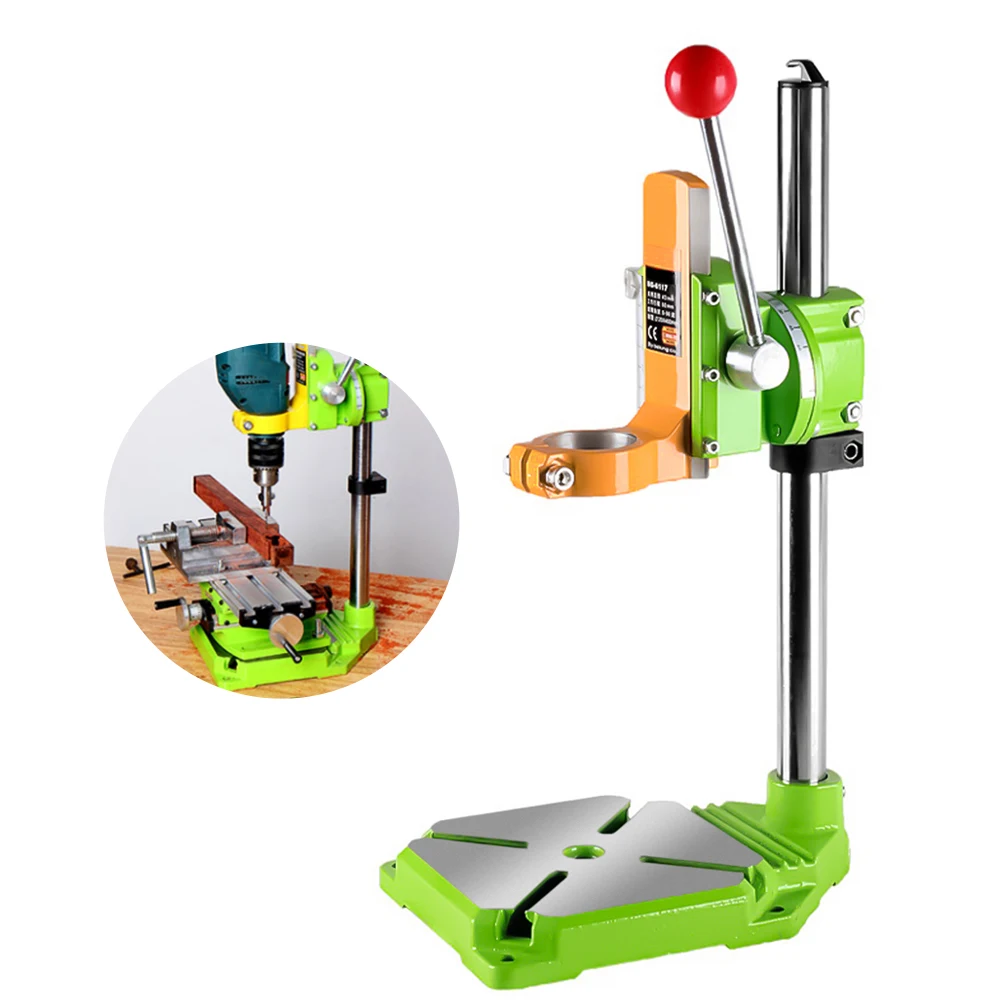 

DTBD MINIQ Precision Electric Drill Stand Power Rotary Tools Accessories Bench Drill Press Stand Base Woodworking Tools
