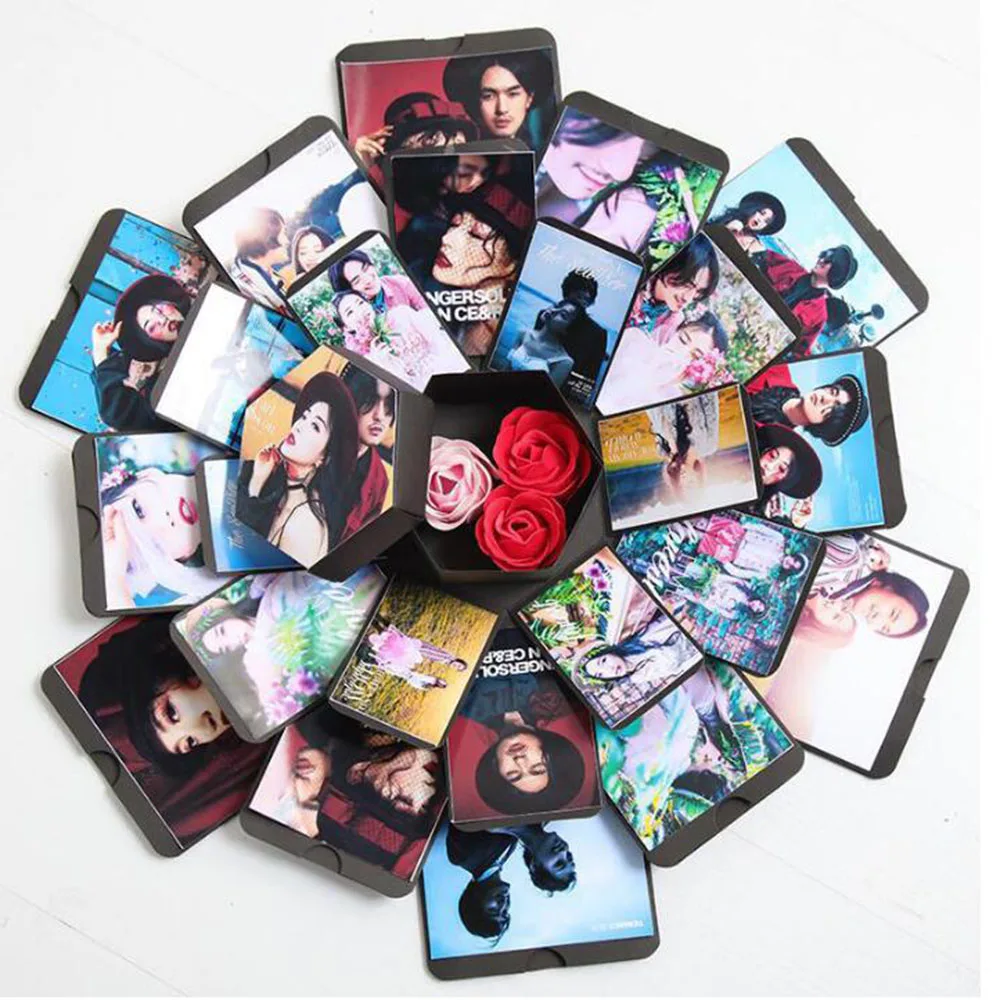 Взрывобезопасная коробка ручной работы с сюрпризом для вечевечерние НКИ любовь