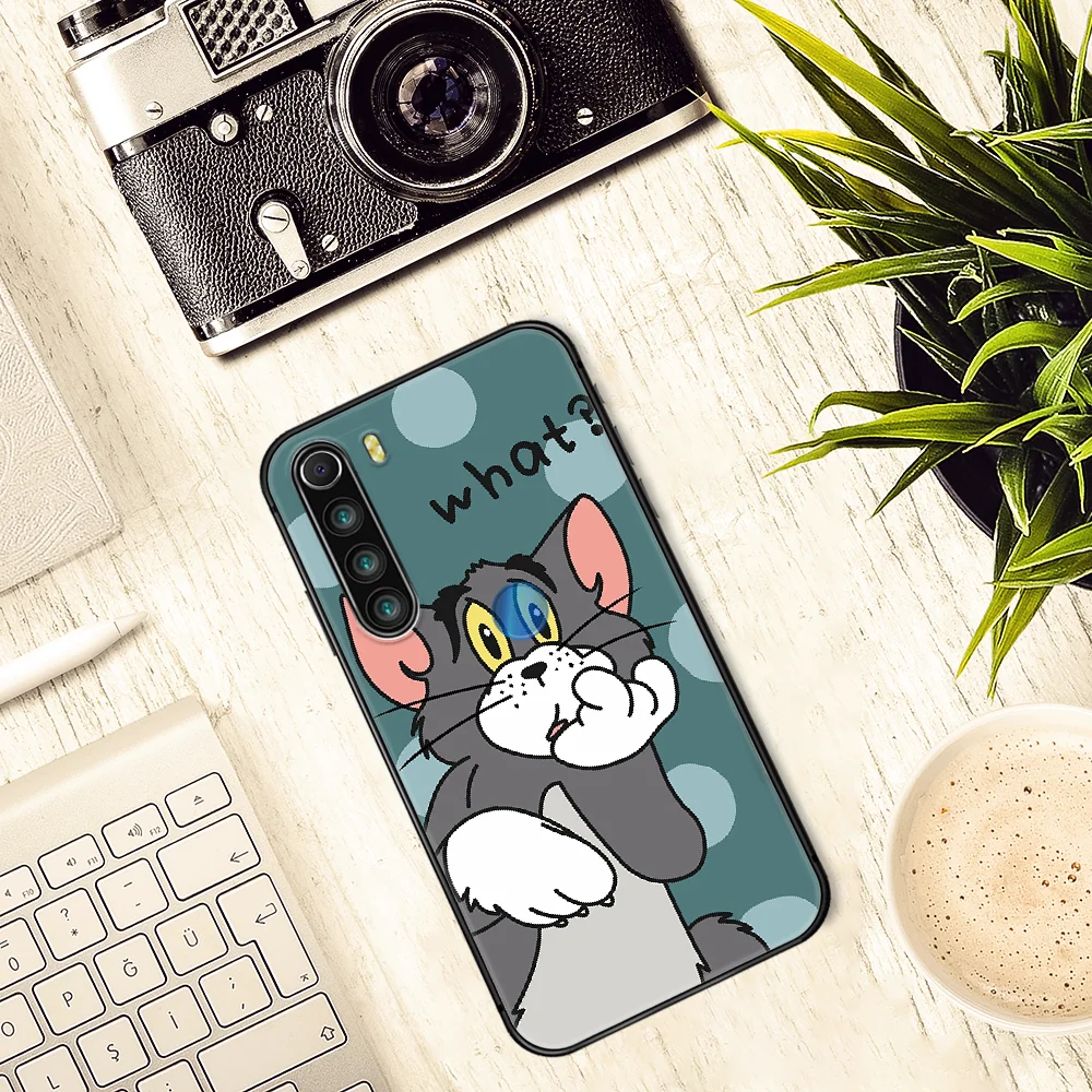 

Cartoon Cat Tom and mouse Jerry Phone Case Cover Hull For XIAOMI Redmi 7 7a 8 8a 9 9a NOTE 6 7 8 8t 9 9s Pro Max 4X black Cell