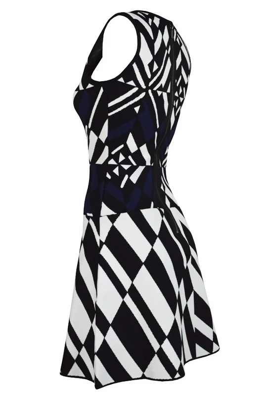 

2020 Summer A-line Dress Elastic Nightclub Socialite Birthday Christmas Party Fashion Sexy Casual Geometric High Street Dress