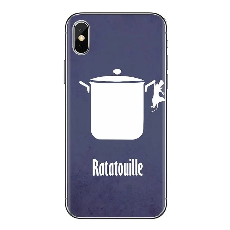 Для samsung Galaxy S2 S3 S4 S5 мини S6 S7 край S8 S9 Plus Note 2 3 4 5 8 Coque Fundas iPhone х ТПУ чехол Рататуй