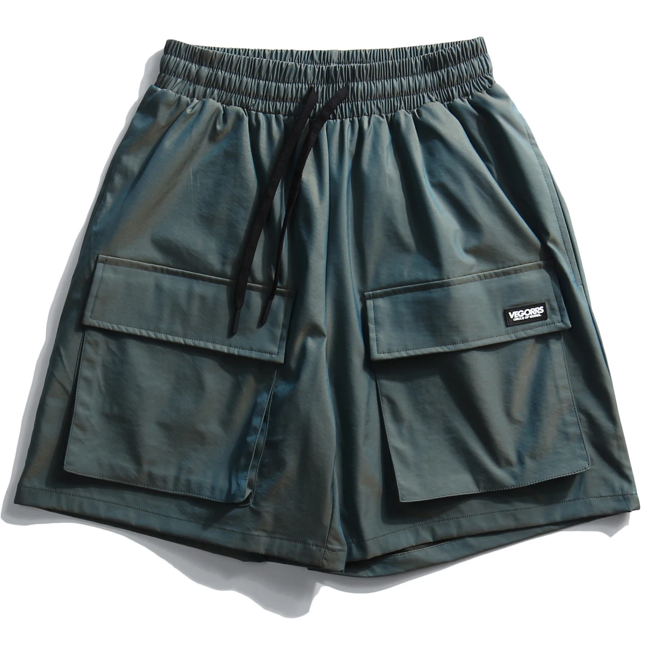 Светоотражающие шорты в стиле пэчворк с карманами бриджи для бега уличная одежда