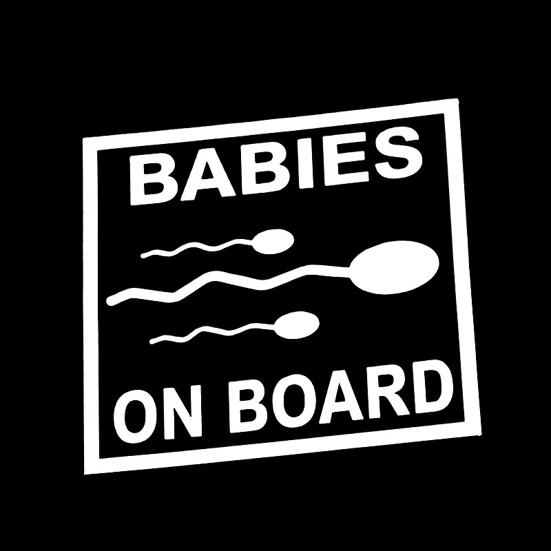 

Funny Rude Car Decoration Stickers on The Plane, Personalized PVC Decals Are Suitable for Various Models Black/white, 14cm*14cm