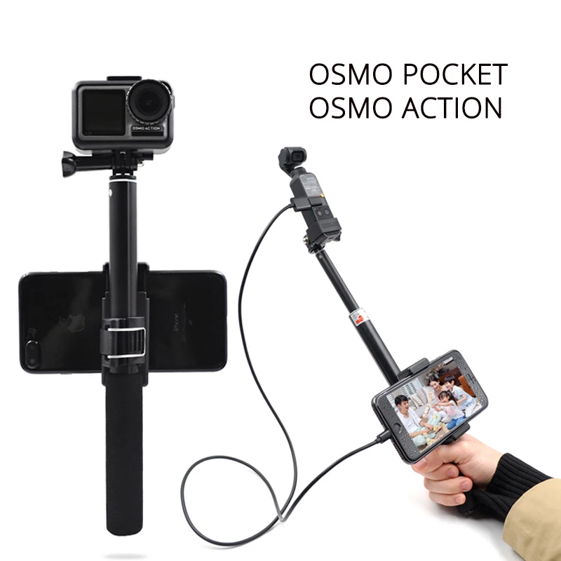 Для DJI OSMO ACTION карманный портативный селфи палка Регулируемый зажим для