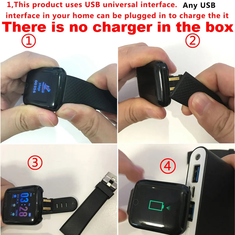 

Smart Watch Men Blood Pressure Waterproof Smartwatch Women Heart Rate Monitor Fitness Tracker Watch Sport For Android IOS