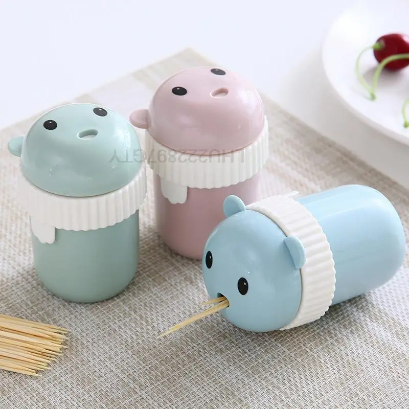 

1PC Cute Toothpick Holder Table Decoration Portable Toothpickcase Toothpick Container