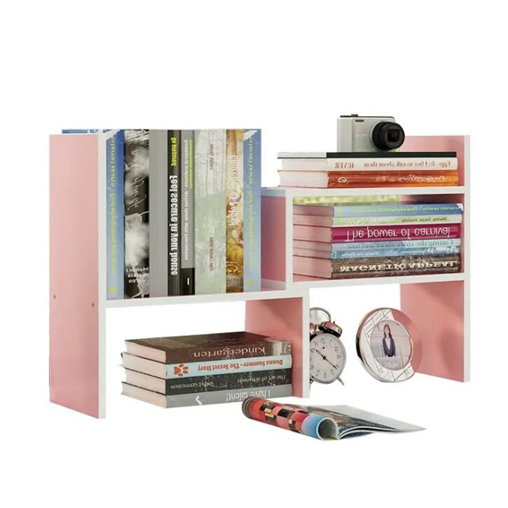 Книжная полка простая настольная детский Настольный стеллаж для хранения