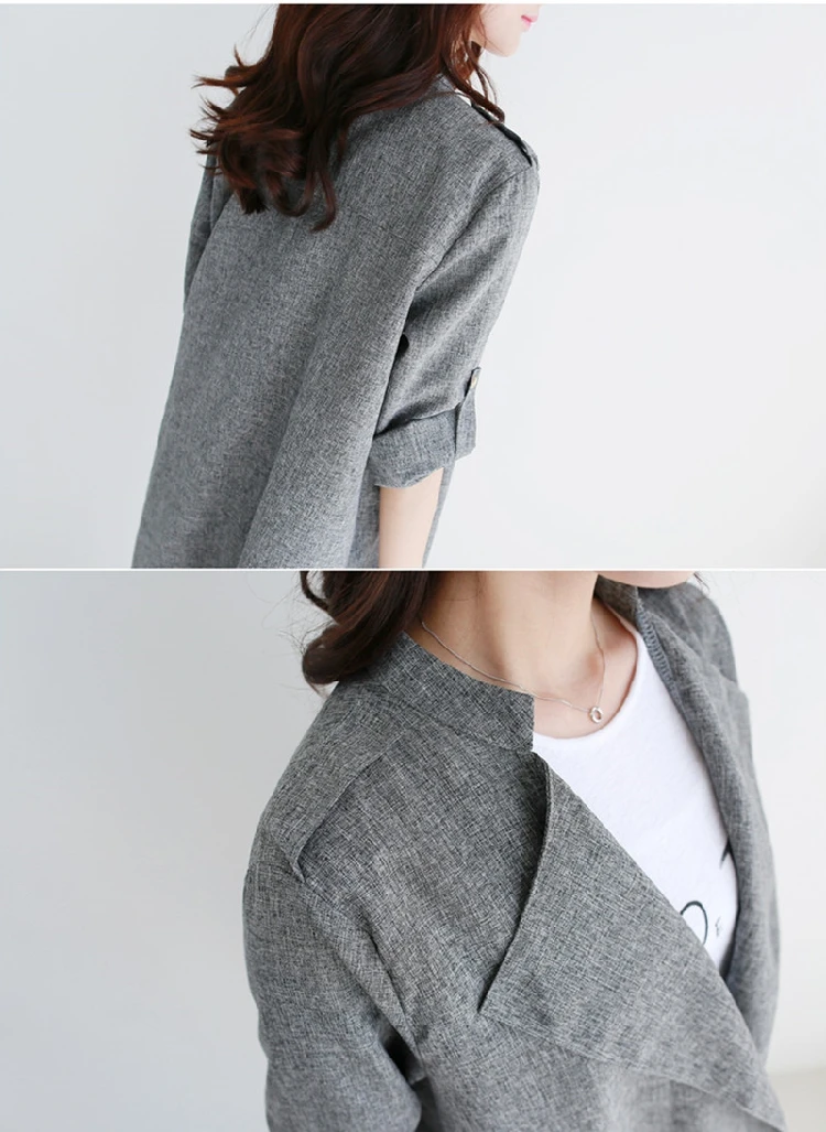 

2020 Long Sleeve Cardigan Coat Women Summer Autumn Cotton Linen Harajuku Overcoats Jackets Outerwear Female Plus Size