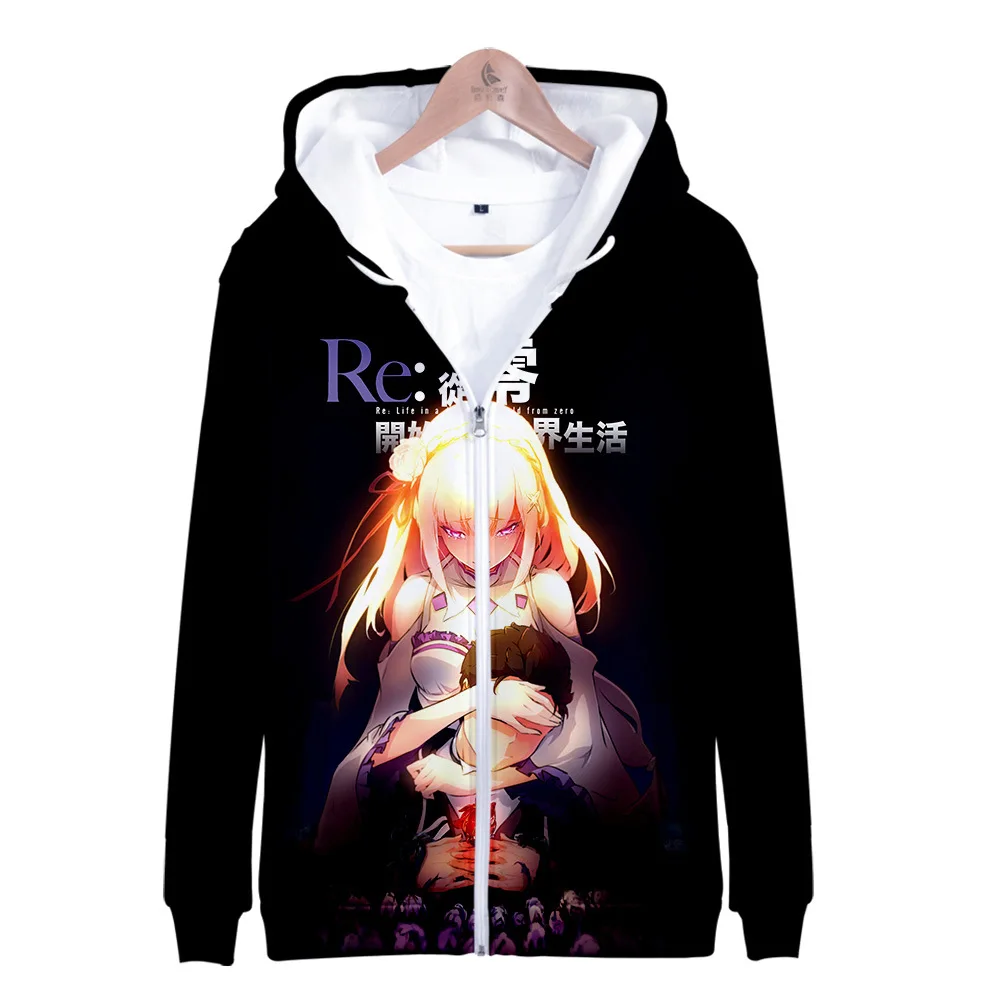 Костюм для косплея из м/ф Re:zero жизнь в другом мире кавайные сестры куртка с