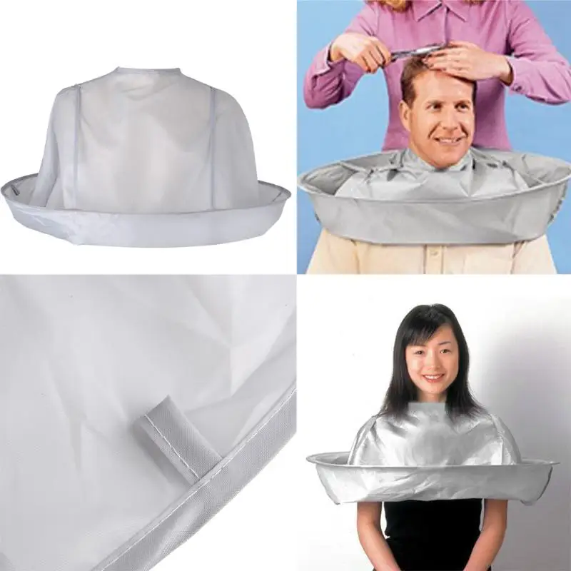 

Adult Foldable Wipe-clean Nylon Hair Cutting Cloak Waterproof Umbrella Cape Salon Barber for Home and Salon Use Soft Safe