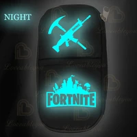 luminous original fortnight game canvas zipper pen case anime character stationery box school supplies for children students