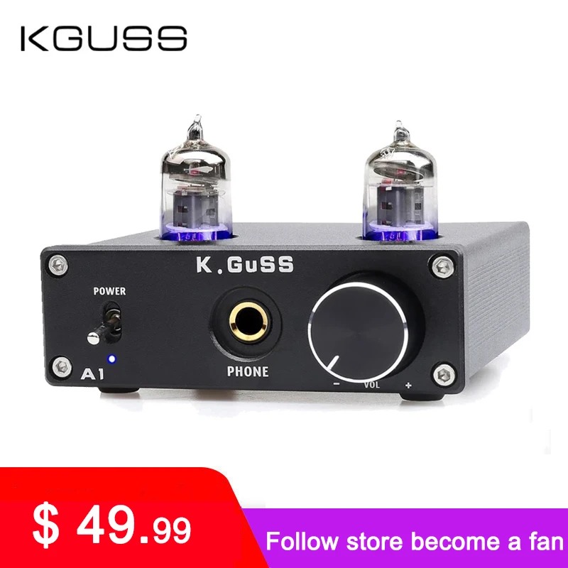 Усилитель для наушников KGUSS A1 MINI 6J1 audio tube bile NE5532 6K4 amp|Усилители наушников| |