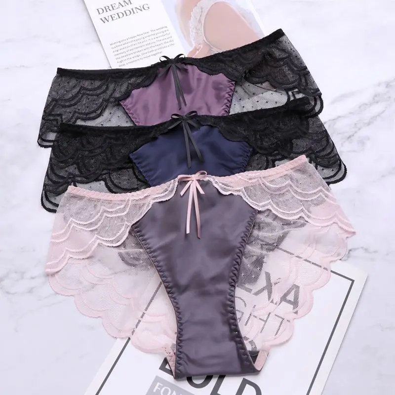Сексуальное женское нижнее белье SP &amp CITY кружевное Прозрачное бесшовные трусики