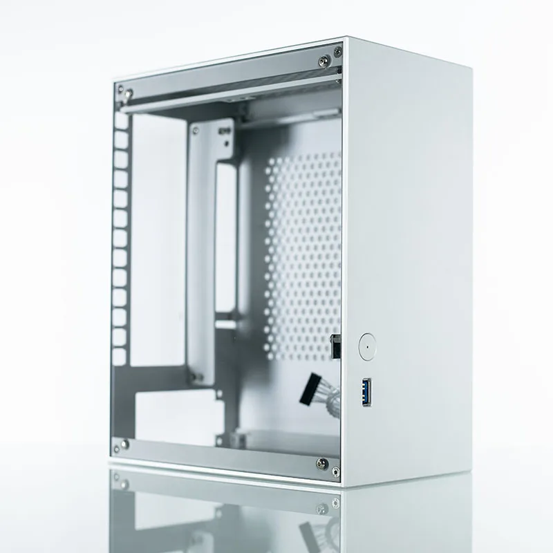 Лучший чехол для HTPC компьютера Mini ITX алюминиевый игровой охлаждающий шкаф ПК мини
