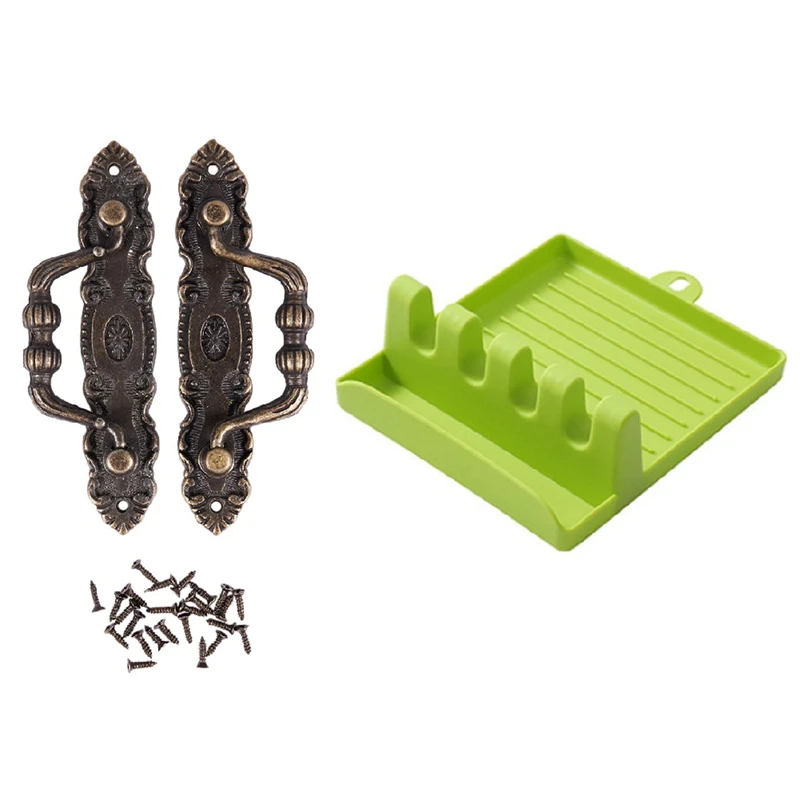 

Antique Style Jewelry Drawer Pull Handle With Kitchen Storage Rack