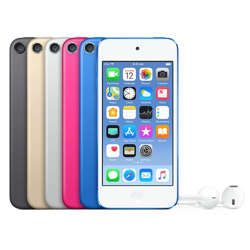 Kopen Toestemming Apple Ipod Touch 6 MP3/4 4.0 Inch Touch Screen Ingebouwde Luidsprekers 16/32/64/128 Gb Muziek Video Spelen Met Fm E-book
